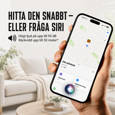 Track My Wallet™ - Spåra plånboken direkt med Apple Hitta